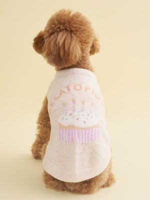 gelato pique (Women)/ジェラート ピケ【CAT & DOG】スムーズィーカップケーキジャガードプルオーバー CRM ペット用品【三越伊勢丹/公式】