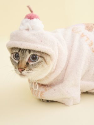 新品❤️2点ジェラートピケBirthdayスムーズィーカップケープルオーバー CAT＆DOG】【Birthday】スムーズィーケープ | gelato