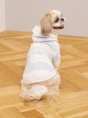 gelato pique (Women)/ジェラート ピケ【CAT & DOG】スムーズィーXLサイズ2ボーダーフーディー BLU ペット用品【三越伊勢丹/公式】