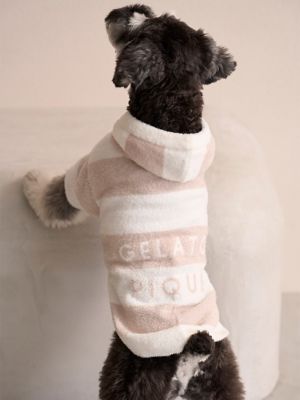 ＜gelato pique (Women)＞【ＣＡＴ＆ＤＯＧ】スムーズィーＸＬサイズ２ボーダーフーディー