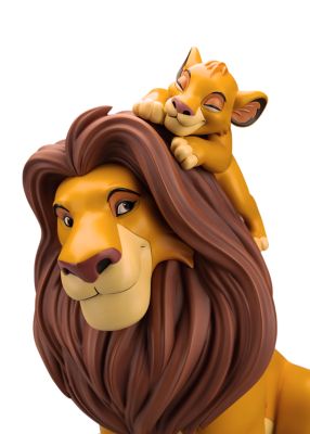 1500限定ディズニー ライオンキング ムファサ　シンバ 絵画　 アート ☆＜マスタークラフト＞『ライオン・キング』ムファサ