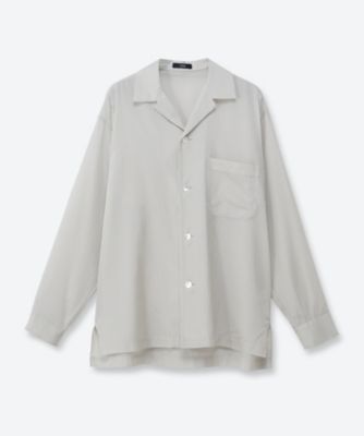 ACETATE CUPRO STRIPE PJ SHIRT
