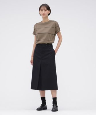 カットソー FINE COTTON STRIPE JERSEY TOP