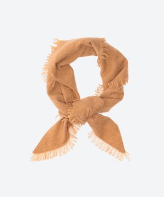 CASHMERE KNIT TRIANGLE STOLE