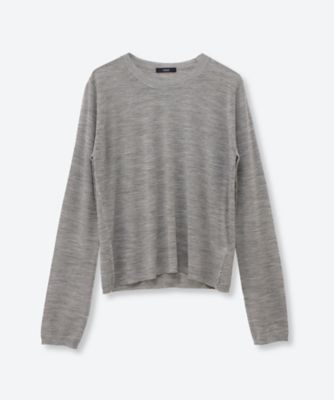 2／100 FINE WOOL SHEER KNIT PULLOVER