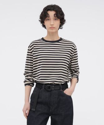 Tシャツ STRIPE COTTON JERSEY TOP