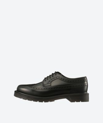 ＜LOAKE (Men)＞シューズ　Ｂｒｏｇｕｅ　ｓｈｏｅ　Ｂｌａｃｋ　Ｐｏｌｉｓｈｅｄ　Ｌｅａｔｈｅｒ　６２４