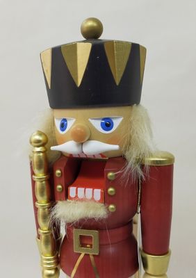 ＜クリスチャン・ウルブリヒト社＞くるみ割り人形　王様　赤　２７ｃｍ