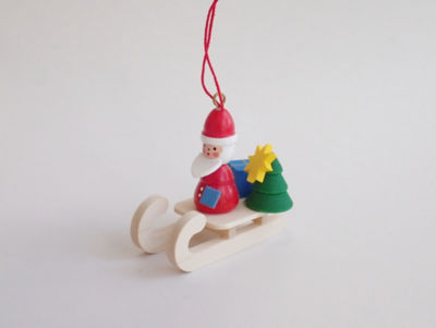 【送料無料】ATELIER NIKI TIKI (Baby & Kids)/アトリエ ニキティキ オーナメント 白木ソリとサンタ 机・デスク【三越伊勢丹/公式】
