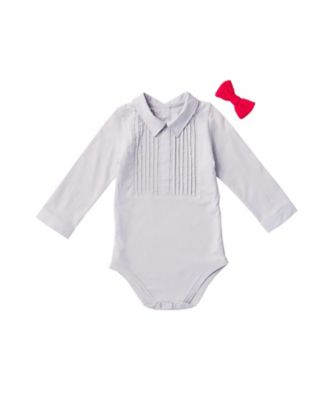 ロンパース　ｂｏｄｙｓｕｉｔｓ　２　ｐｉｎｔｕｃｋ　ｇｒｅｙ