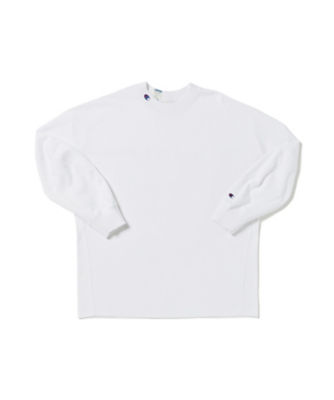 カラーホワイトエヌハリウッド × チャンピオン ロングスリーブシャツ[C8-X416］