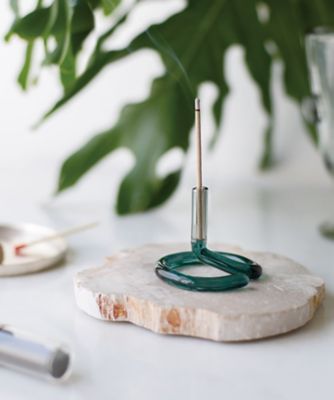 TWO TONE INCENSE HOLDER 2062 | amabro