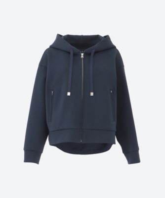 美品✨マルティニーク　ダンボールジップアップパーカー　ネイビー martinique（マルティニーク）の「martinique/ダンボールジップアップ