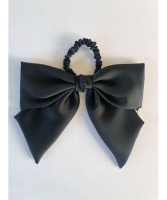 サテンリボンシュシュ HGー020ーBLK | THE HANY Bijoux/ザ
