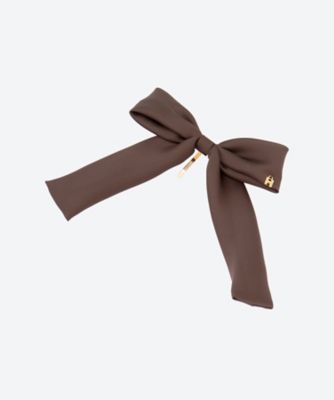 ポワンサテンリボンポニーテールフック HF―011―BRN | THE HANY