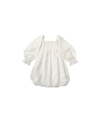 ＜MARLMARL (Baby&Kids)＞ドレス　ｐｏｍｐａｄｏｕｒ　ｄｒｅｓｓ　４　ｌｅａｆ　ｗｈｉｔｅ　１０１０２２３２