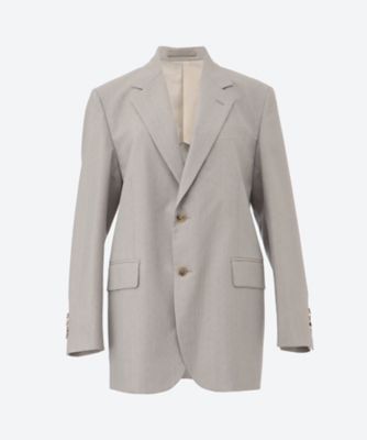 ＜YLEVE (Women)＞ＷＯＯＬ　ＣＨＡＭＢＲＡＹ　ＪＫ　１６８５１２００３４