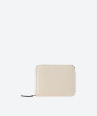 L'arcobaleno/ラルコバレーノ ラウンドジップミニウォレット 393 LA393GT WHT*GRY 財布・マネークリップ【三越伊勢丹/公式】