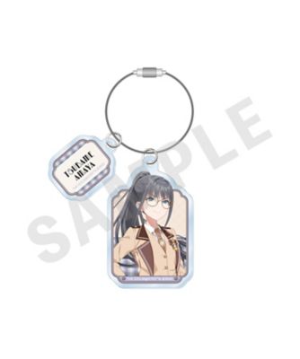 ＜学園アイドルマスター＞★【予約商品】ワイヤーアクリルキーホルダー　めがね×ラテコーデｖｅｒ．（雨夜　燕）