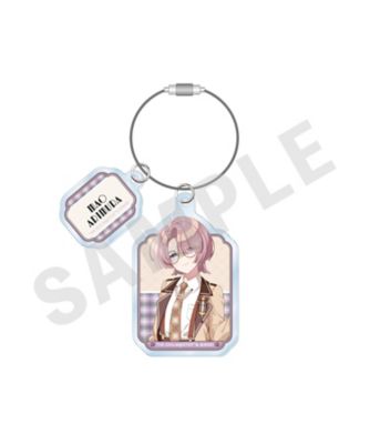 ＜学園アイドルマスター＞★【予約商品】ワイヤーアクリルキーホルダー　めがね×ラテコーデｖｅｒ．（有村　麻央）