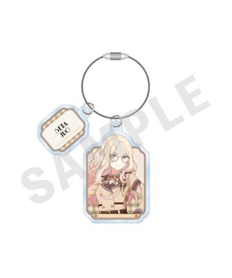 ＜学園アイドルマスター＞★【予約商品】ワイヤーアクリルキーホルダー　めがね×ラテコーデｖｅｒ．（十王　星南）