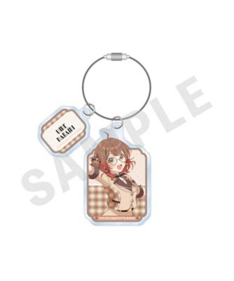 ＜学園アイドルマスター＞★【予約商品】ワイヤーアクリルキーホルダー　めがね×ラテコーデｖｅｒ．（花海　佑芽）