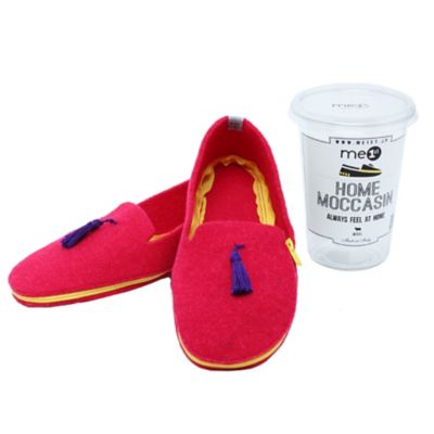 ＜me1st＞★ホームモカシン「オリジナル」レッド