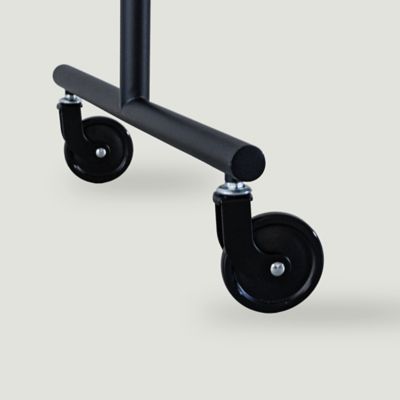 ＜MOHEIM＞【モヘイムおまとめ】ＨＡＮＧＥＲ　ＲＡＣＫ　（ｃａｓｔｅｒｓ　／　ｂｌａｃｋ）