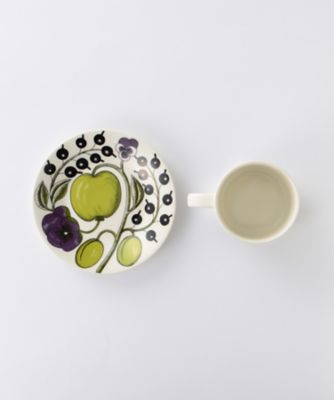 パラティッシ　コーヒーカップ＆ソーサー　パープル