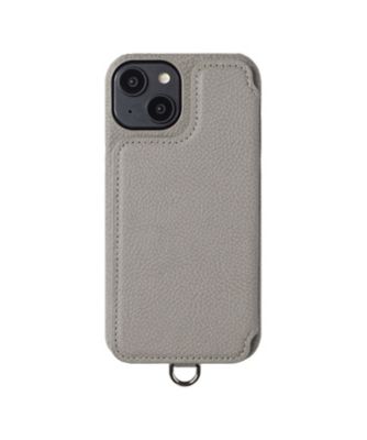 ＜DEMIU (Women)＞ＰＯＣＨＥ　ＦＬＡＴ（ｉＰｈｏｎｅ１４対応）チャコール