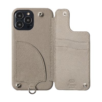 ＰＯＣＨＥ（ｉＰｈｏｎｅ１３Ｐｒｏ対応）チャコール