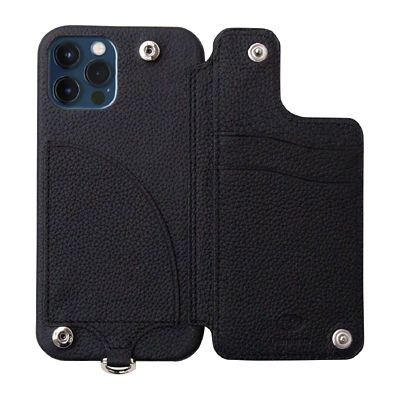 ＰＯＣＨＥ　ＦＬＡＴ（ｉＰｈｏｎｅ１２Ｐｒｏ／ｉＰｈｏｎｅ１２対応）ブラック