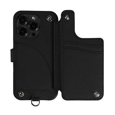 ＰＯＣＨＥ　ＦＬＡＴ（ｉＰｈｏｎｅ１４Ｐｒｏ対応）ブラック