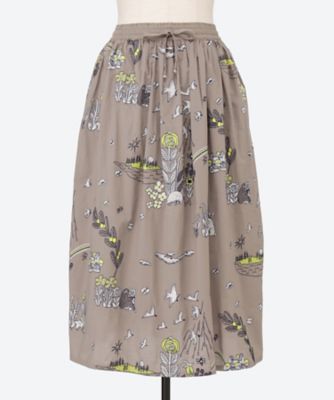 ゲリラセール⭐️マーブルシュッド　大漁スカート EMB rainbow ギャザーSK 07FS074004 | marble