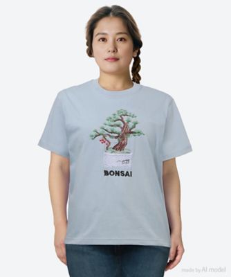 marble SUD (Women/大きいサイズ)/マーブルシュッド ＥＭＢ松　Ｓ／Ｓ　ＴＥＥ　０１ＦＳ０２００９０