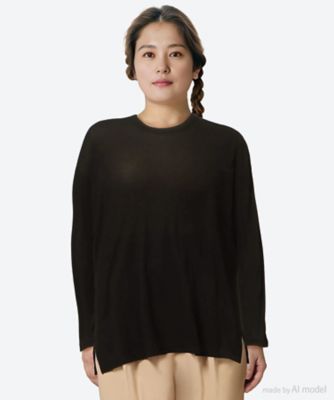 marble SUD (Women/大きいサイズ)/マーブルシュッド シアーテレコ L/S TEE 02FS043160