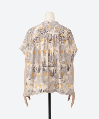 marble SUD マーブルシュッド水玉柄Picnicシャツブラウス