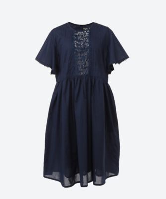 ＜marble SUD (Women/大きいサイズ)＞レースパンダワンピース