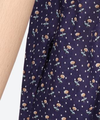 Ｂｌｏｃｋ　Ｆｌｏｗｅｒ　シャツワンピース