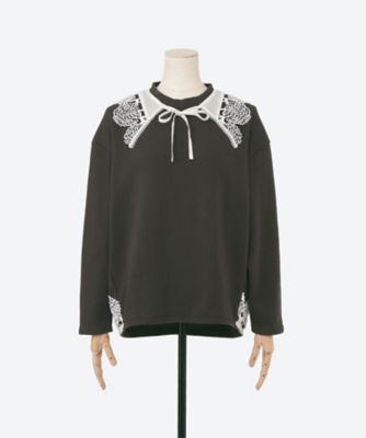 tree lace 襟付きフルラインTEE | marble SUD (Women