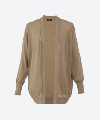 ＜marble SUD (Women/大きいサイズ)＞シアーＫＮＩＴ　Ｖ　Ｃ／Ｄ