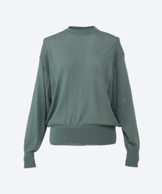 ＜三越伊勢丹/公式＞【送料無料】marble SUD (Women/大きいサイズ)/マーブルシュッド シアーKNIT PO 60 GRN トップス【三越伊勢丹/公式】