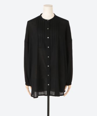 【SALE】【送料無料】marble SUD (Women/大きいサイズ)/マーブルシュッド 楊柳 Tunic 02 BLK トップス【三越伊勢丹/公式】