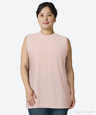 ＜marble SUD (Women/大きいサイズ)＞ＥＣＯ天竺　Ｔｕｎｉｃ