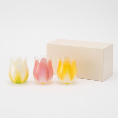 ＜Floyd＞チューリップグラス　ｍｉｎｉ　３個セット
