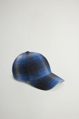 ＜WOOLRICH (Men)＞チェックベースボールキャップ　ＷＯＡＣ０２３１