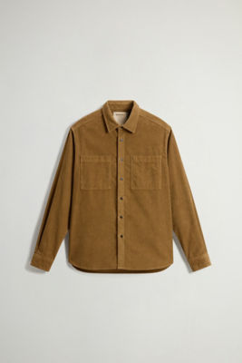 ＜WOOLRICH＞コーデユロイ　オーバーシャツ　ＧＤ　／　ＣＯＲＤＵＲＯＹ　ＯＶＥＲＳＨＩＲＴ　ＧＤ　ＷＯＯＳ０１５７