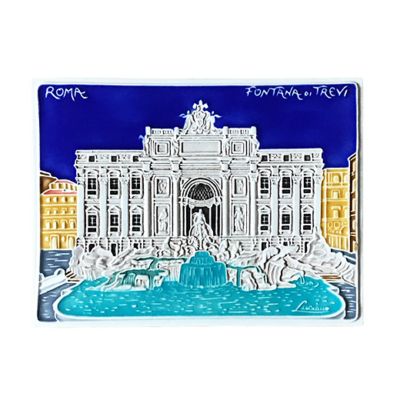 ＜Splende＞★クレアツィオーニ　ルチアーノ　陶板画　トレヴィの泉（Ｆｏｎｔａｎａ　ｄｉ　Ｔｒｅｖｉ）