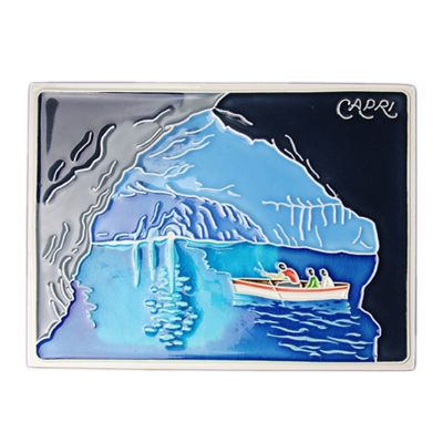Splende/スプレンデ ★クレアツィオーニ　ルチアーノ　陶板画　青の洞窟（Ｇｒｏｔｔａ　Ａｚｚｕｒｒａ）