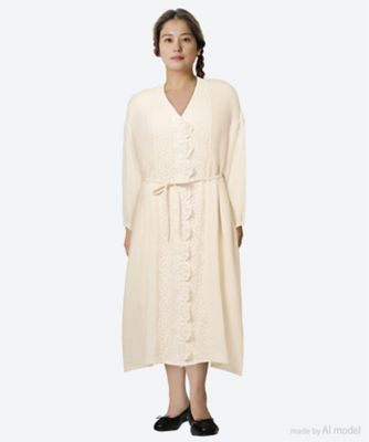 ＜marble SUD (Women/大きいサイズ)＞レースポニー　ガウンワンピース　０３ＦＦ０６９０５５